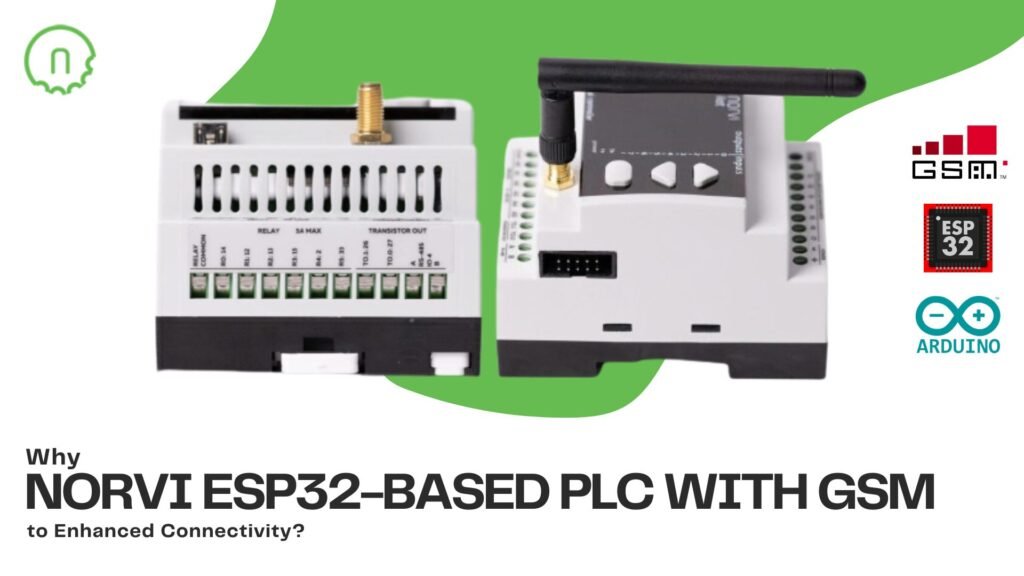 ESP32-based PLC with GSM