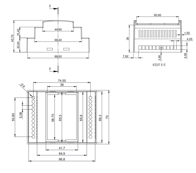 NORVI IIOT-AE01-R Mechanical Properties