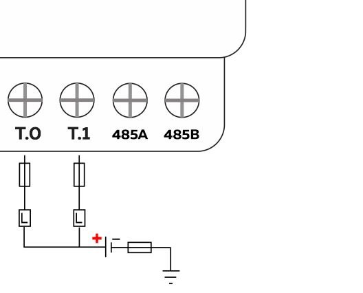 NORVI-IIOT-AE04-I Transistor Output Wiring
