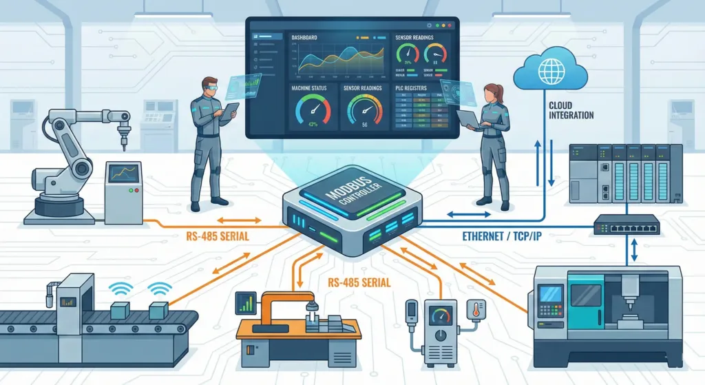 Modbus Controllers Explained Essential Role in Industrial Automation