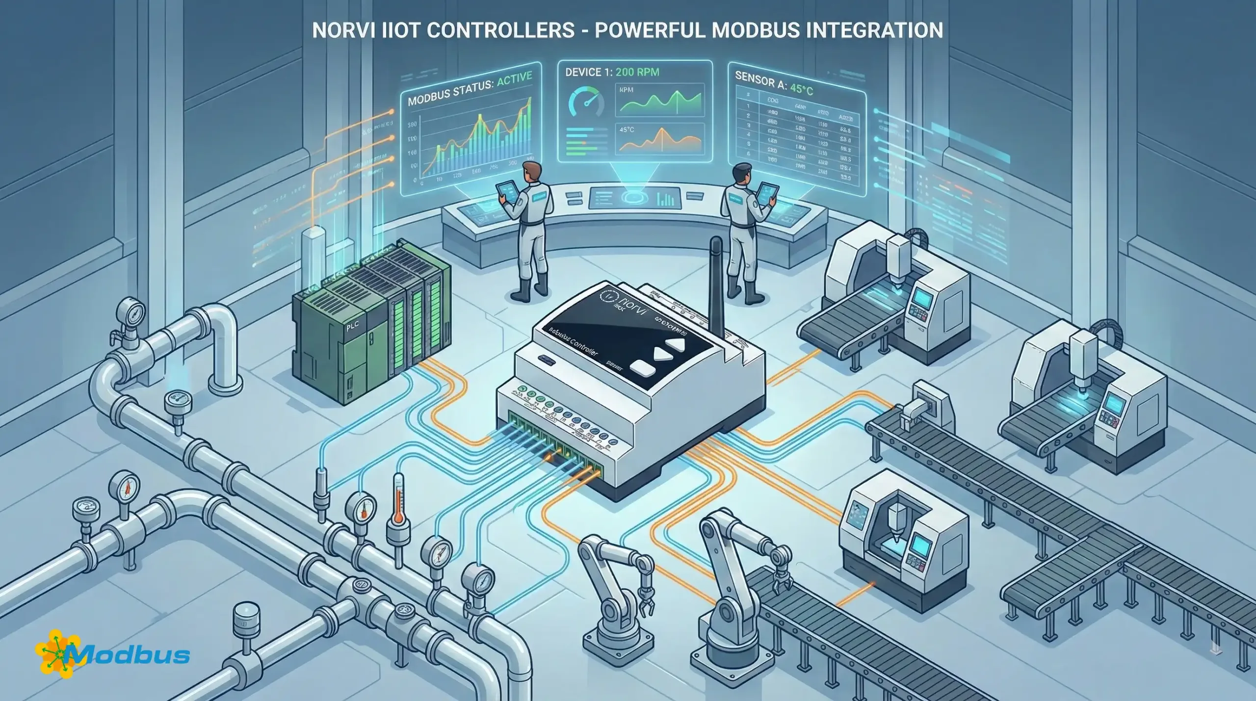 NORVI Controllers Modbus Guide | RS485 & IoT Automation