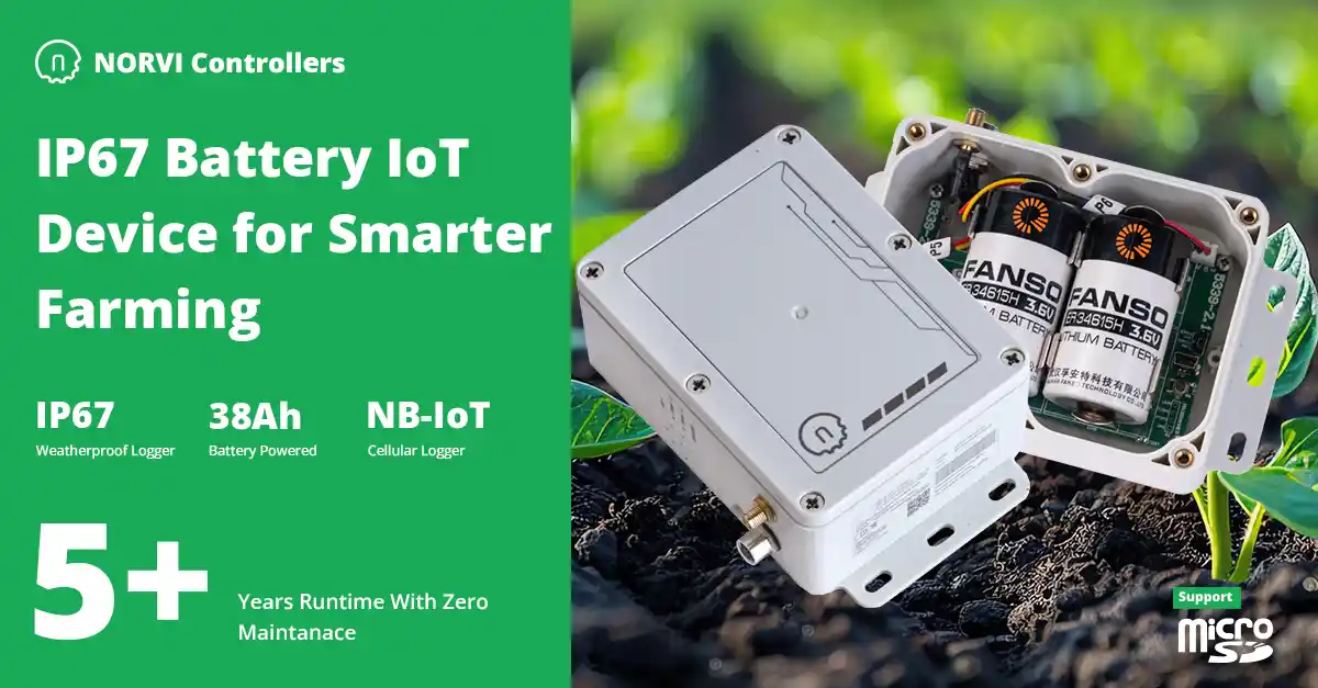 IP67 Battery IoT Device for Smarter Farming: Long-Lasting Field Monitoring