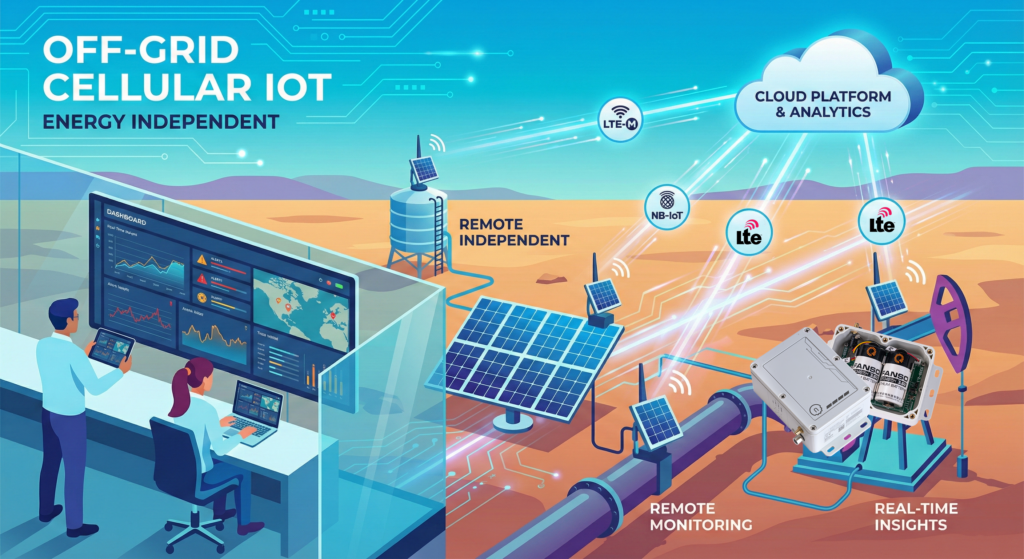 Off-Grid Cellular IoT Solutions Remote Asset Monitoring Made Smart