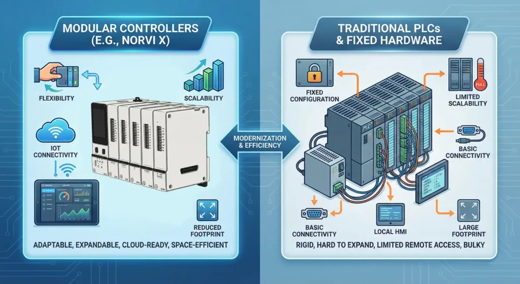 Advantages of Modular Controllers Over PLCs and Fixed-Control Hardware