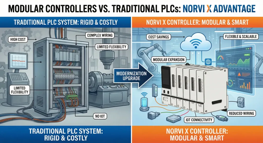 Replacing PLCs with NORVI X Greater Flexibility at Lower Cost-Effective PLC Alternative
