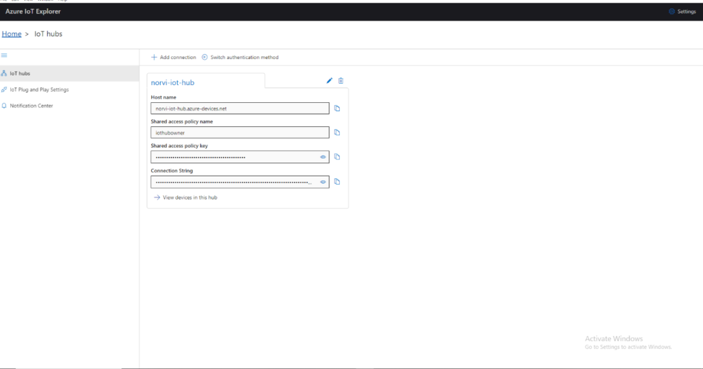Configure IoT Explorer