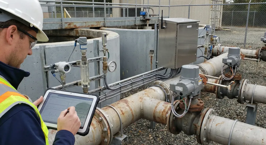 Remote monitoring of sensors and actuators