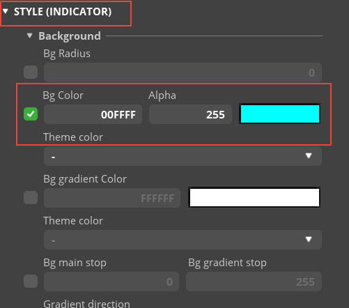 Style (Indicator) - background