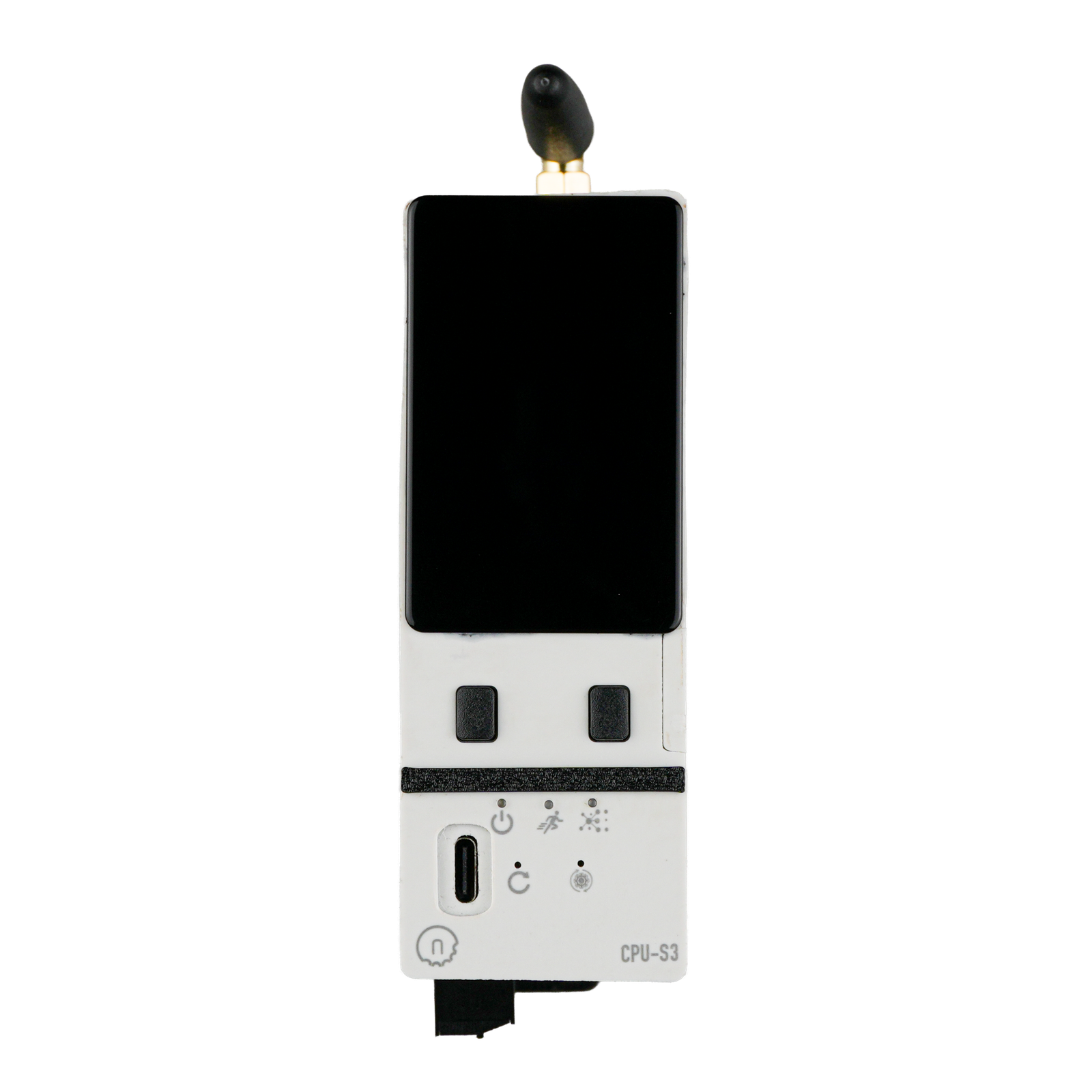 NORVI X CPU module front view with built-in display