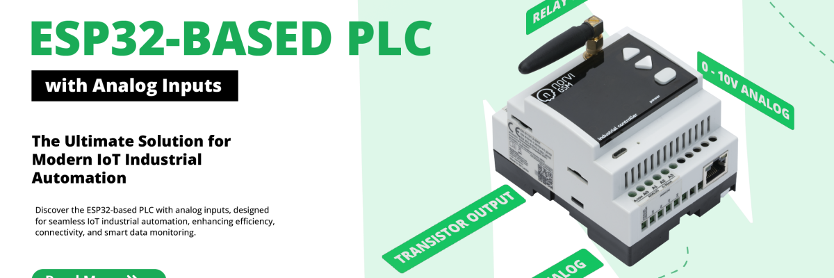 ESP32-Based PLC with Analog Inputs