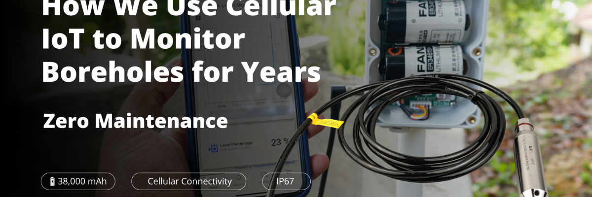 How We Use Cellular IoT to Monitor Boreholes for Years Zero Maintenance